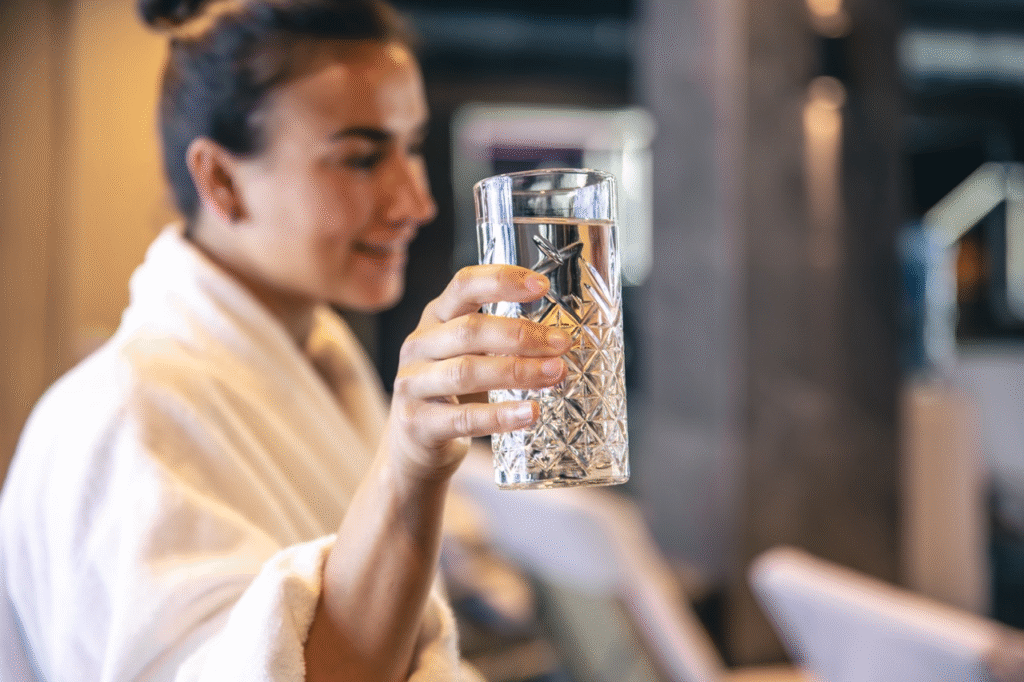 Drinking water after a massage to maximize its benefits