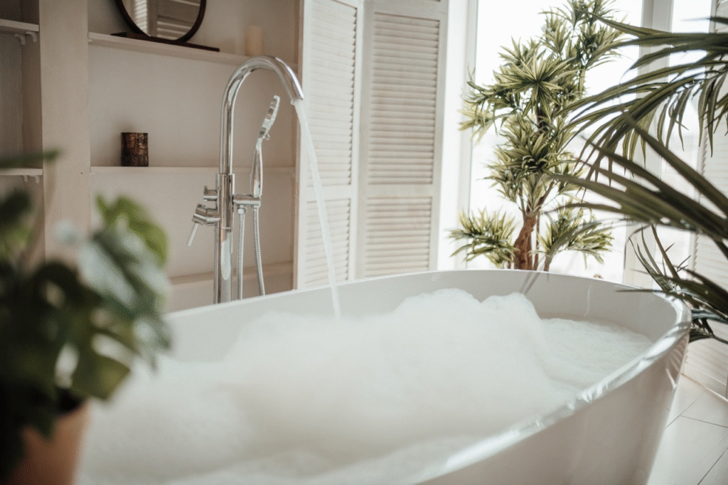 Post-massage a hot bath or other forms of heat application can help extend the therapeutic benefits