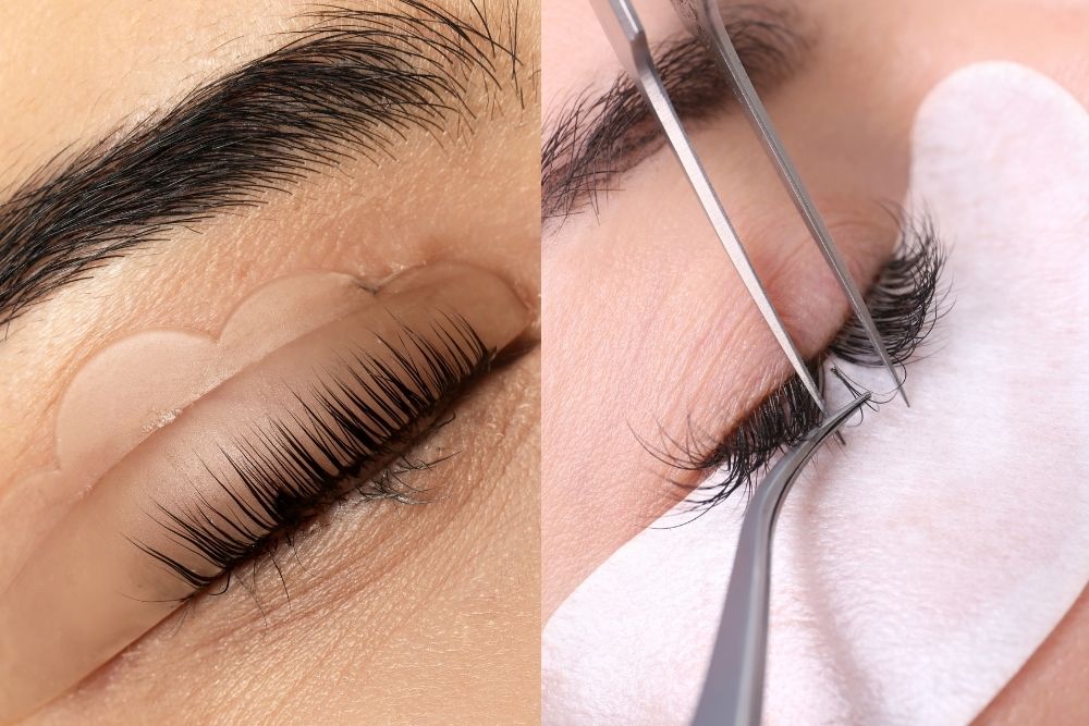 Lash lift versus lash extensions